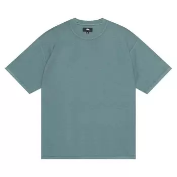 Футболка Stussy Lazy Tee Deep Teal, бирюзовый
