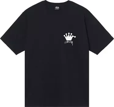 Футболка Stussy LB Crown Tee 'Black', черный