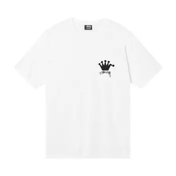 Футболка Stussy LB Crown Tee 'White', белый