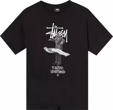 Футболка Stussy Levitate Tee 'Black', черный