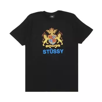 Футболка Stussy Lion Crest, черная