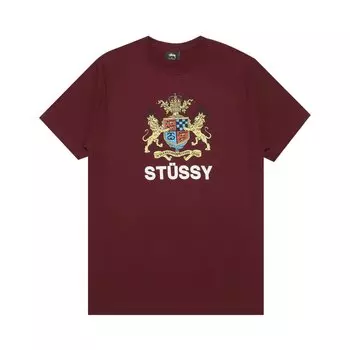 Футболка Stussy Lion Crest Wine
