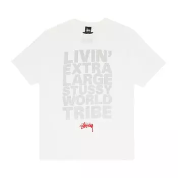 Футболка Stussy Livin' XL Block 'White', белый