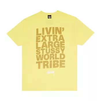 Футболка Stussy Livin' XL Block 'Yellow', желтый