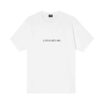 Футболка Stussy Love & Unity Tee 'White', белый