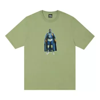 Футболка Stussy Lucha 'Moss', зеленый