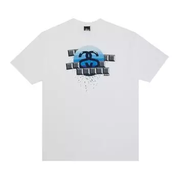 Футболка Stussy Mignanelli Logo 'White', белый