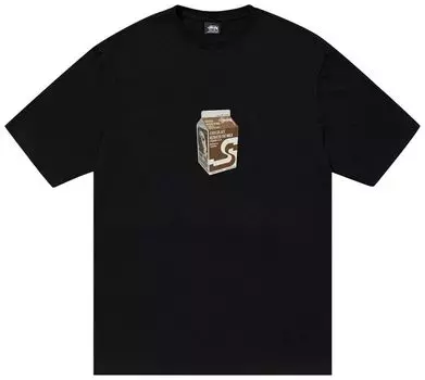 Футболка Stussy Milk Tee 'Black', черный