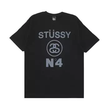 Футболка Stussy N°4 'Black', черный
