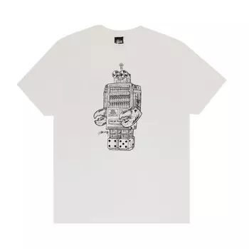 Футболка Stussy Natto Natto Intergalatic Tokyo 'White', белый