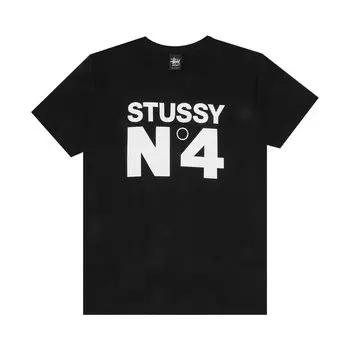 Футболка Stussy No. 4 'Black', черный