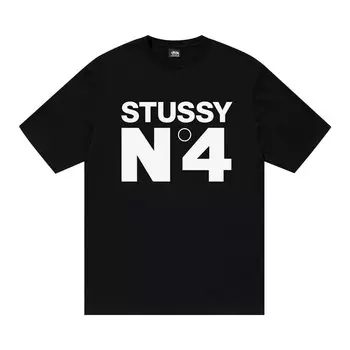 Футболка Stussy No.4 Черная