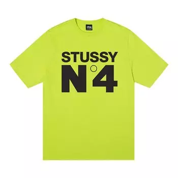 Футболка Stussy No.4 Keylime