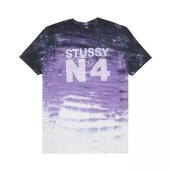 Футболка Stussy No.4 Tie Dye, Фиолетовый