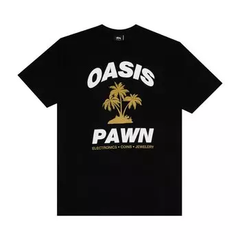 Футболка Stussy Oasis Pawn 'Black', черный