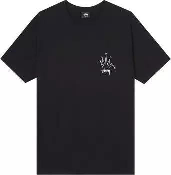 Футболка Stussy Old Crown Tee 'Black', черный