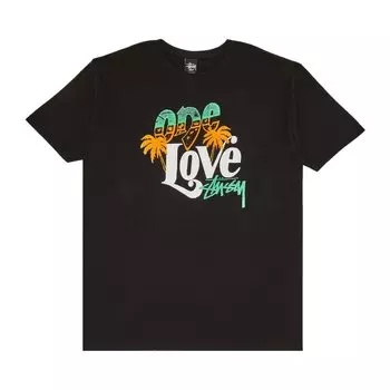 Футболка Stussy One Love Stock 'Black', черный