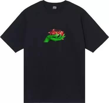 Футболка Stussy Oz Tee 'Black', черный