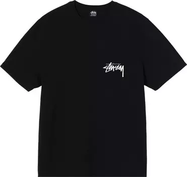 Футболка Stussy Painter Pigment Dyed Tee 'Black', черный