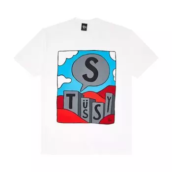Футболка Stussy Parra Building Blocks 'White', белый