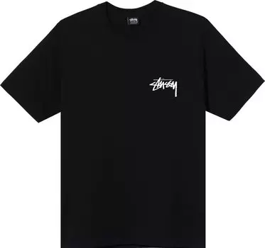 Футболка Stussy Peace Sign Tee 'Black', черный