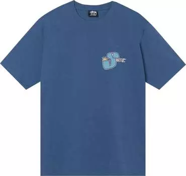 Футболка Stussy Phat S Tee 'Midnight', синий