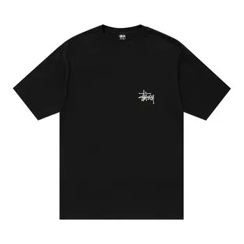 Футболка Stussy Pigment Dyed Built Tough 'Black', черный
