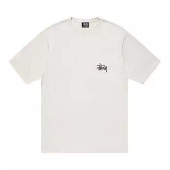 Футболка Stussy Pigment Dyed Built Tough 'Natural', белый
