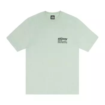 Футболка Stussy Pigment Dyed DNA Tee Granite, зеленый