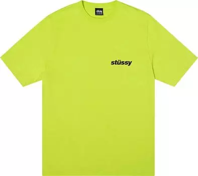 Футболка Stussy Popsicle Tee 'Keylime', зеленый