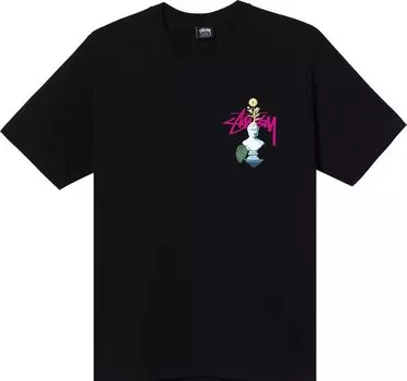 Футболка Stussy Psychedelic Tee 'Black', черный