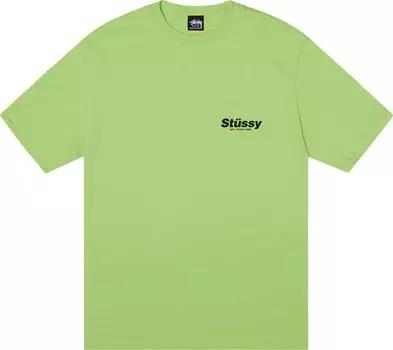 Футболка Stussy Rabbit Hole Tee 'Tea', зеленый