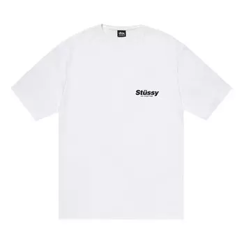 Футболка Stussy Rabbit Hole Tee 'White', белый