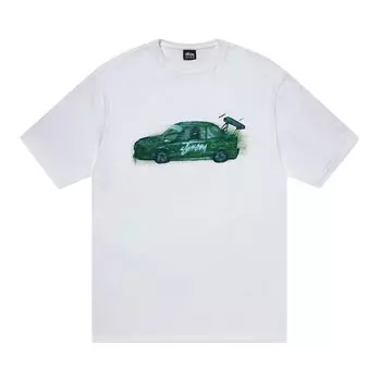 Футболка Stussy Racecar, белая