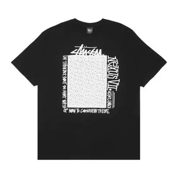 Футболка Stussy Rain Frame, черная