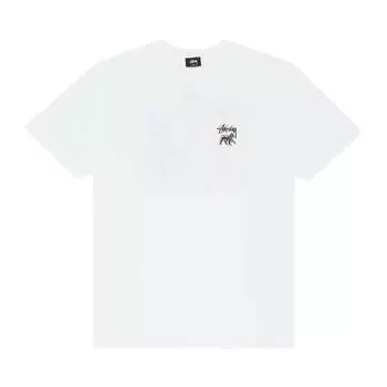 Футболка Stussy Rasta Flag 'White', белый