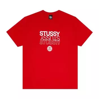 Футболка Stussy 'Red', красный