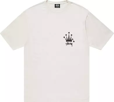 Футболка Stussy Regal Crown 'Natural', кремовый