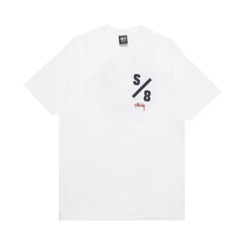 Футболка Stussy S/8 Белая