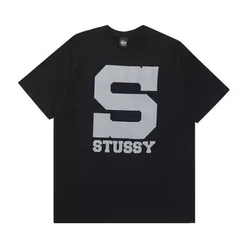 Футболка Stussy S 'Black', черный