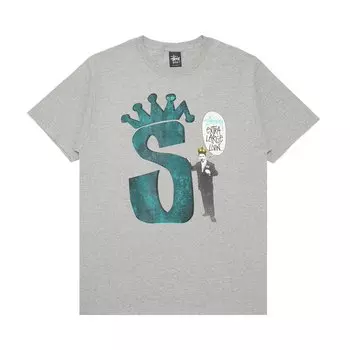 Футболка Stussy S Crown Livin Grey Heather