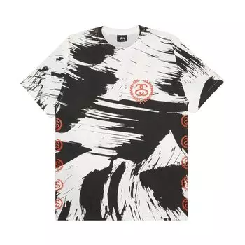 Футболка Stussy с рисунком, Белая