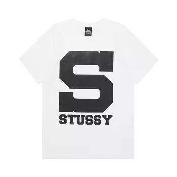 Футболка Stussy S 'White', белый