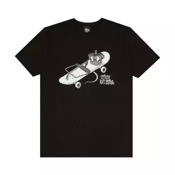 Футболка Stussy Skate Trap 'Black', черный