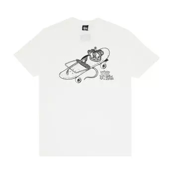 Футболка Stussy Skate Trap 'White', белый