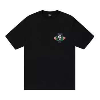 Футболка Stussy Skull Crest, черная