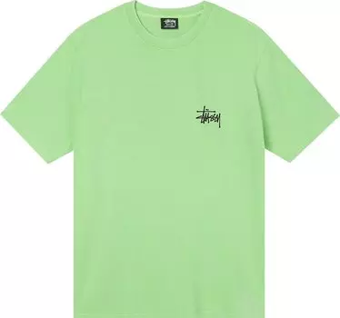 Футболка Stussy Skull Wings Pigment Dyed Tee 'Green', зеленый