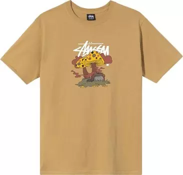 Футболка Stussy Something's Cookin' Tee 'Khaki', загар