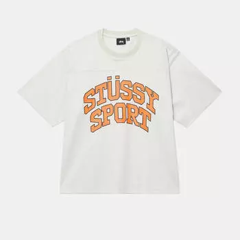Футболка Stussy Sport Mesh Football Jersey, белый