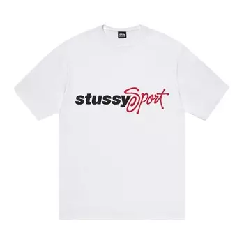 Футболка Stussy Sport Script Tee, белый